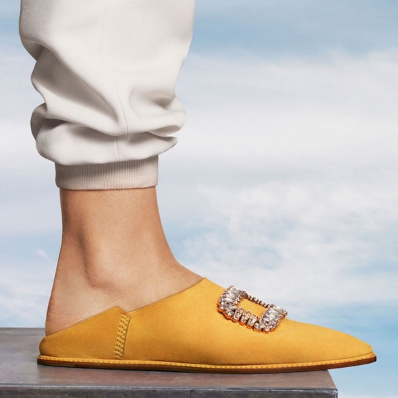 SOLD💔NIB✨ROGER VIVIER✨ Bab Viv Strass Mules - Picture 6 of 15